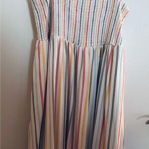 Colorful Striped Dress